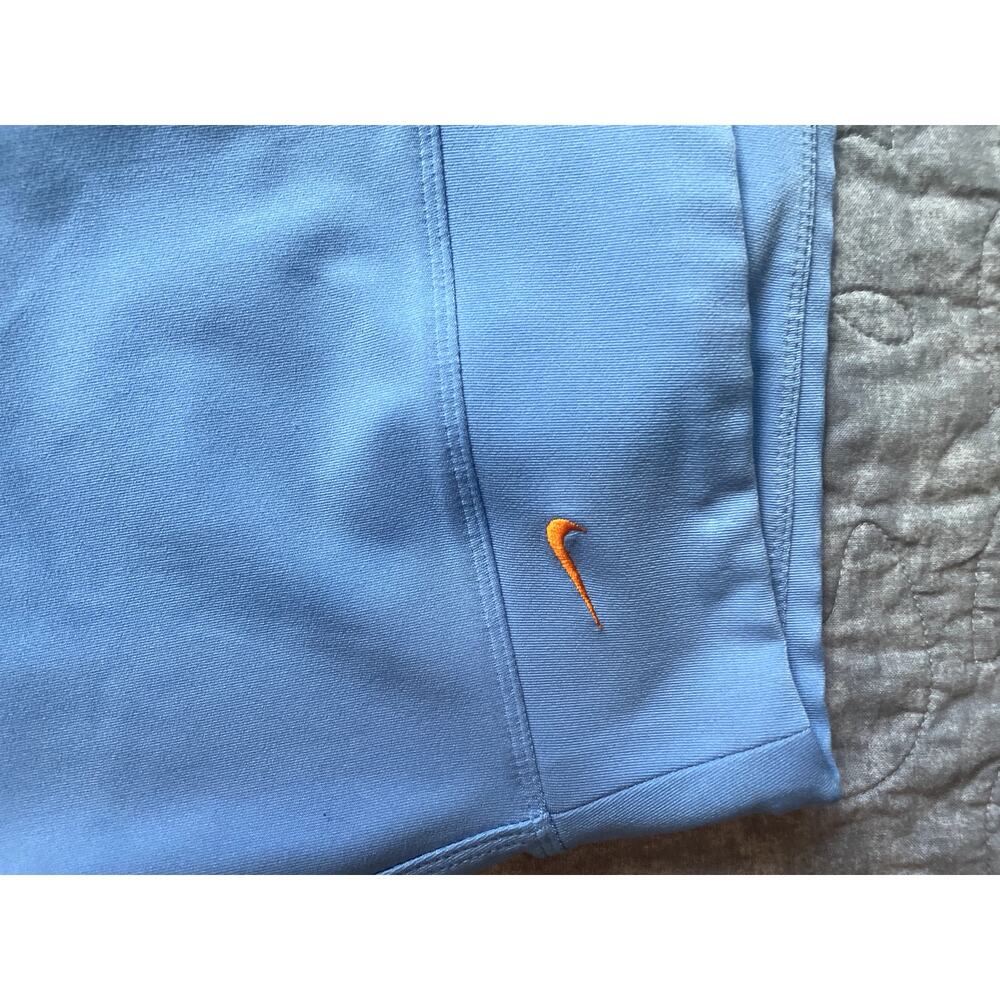 Nike Dri-FIT Sky Blue High-Waisted Wide-Leg Lounge Pants Size Medium - Picture 5 of 5